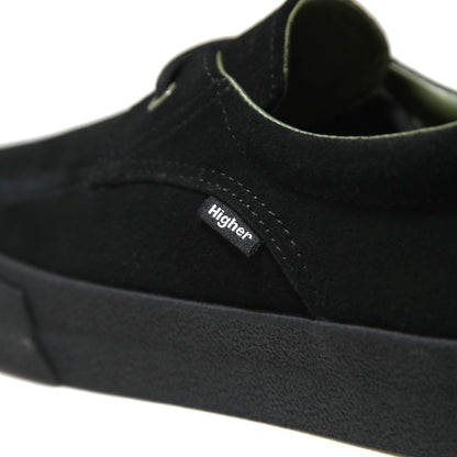 HIGHER FOOTWEAR - Salem Slip On Suede/Black