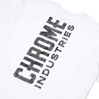 CHROME INDUSTRIES - LSC T-Shirt Wide Fit GWG/White