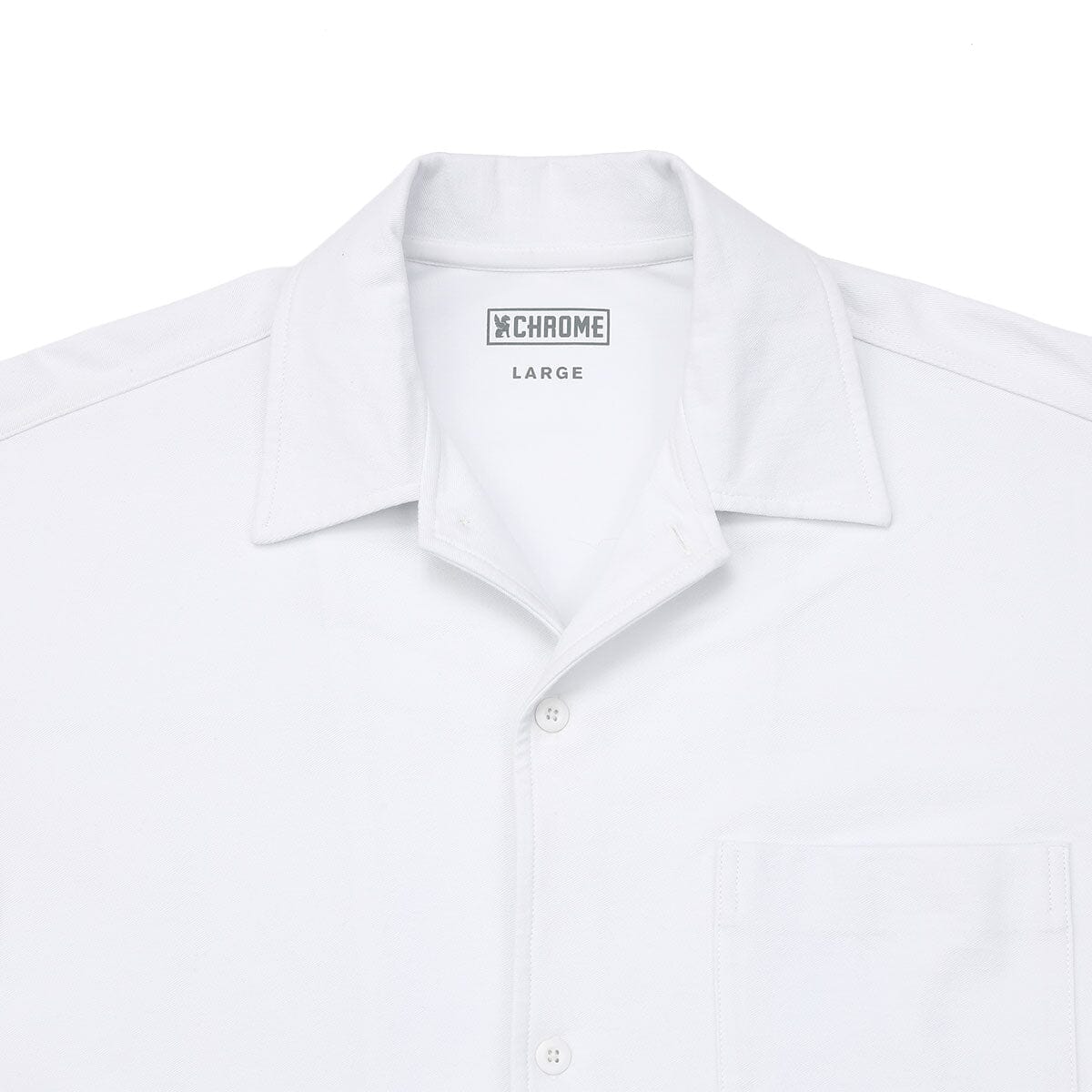 CHROME INDUSTRIES - LSC Shirt Wide Fit OG Logo/White