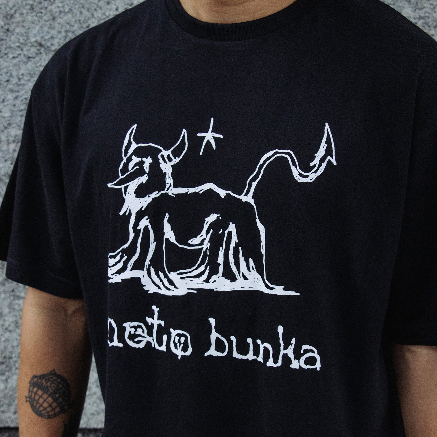 MOTO-BUNKA - Devil Dance T-Shirt/Black & MOTO-BUNKA News Magazine Vol.3.5
