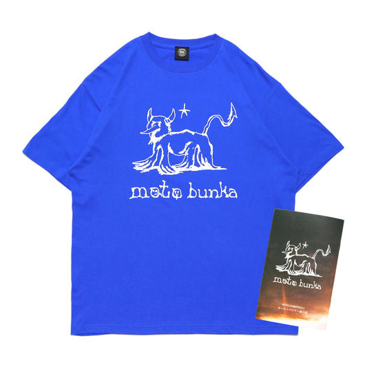 MOTO-BUNKA - Devil Dance T-Shirt/Blue & MOTO-BUNKA News Magazine Vol.3.5