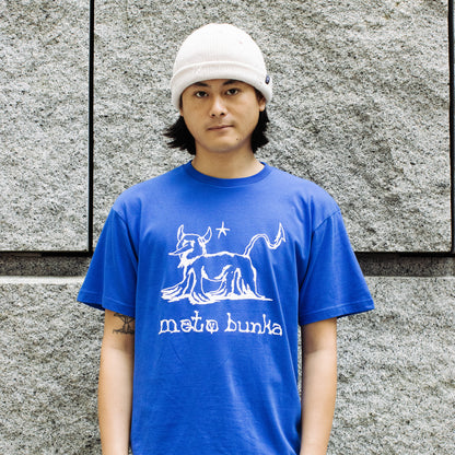 MOTO-BUNKA - Devil Dance T-Shirt/Blue & MOTO-BUNKA News Magazine Vol.3.5