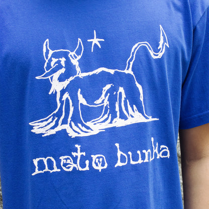 MOTO-BUNKA - Devil Dance T-Shirt/Blue & MOTO-BUNKA News Magazine Vol.3.5
