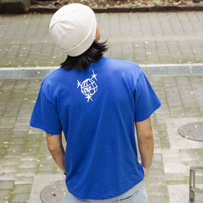 MOTO-BUNKA - Devil Dance T-Shirt/Blue & MOTO-BUNKA News Magazine Vol.3.5