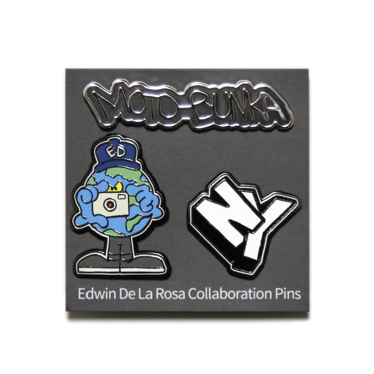 MOTO-BUNKA - Edwin De La Rosa Collaboration Pins