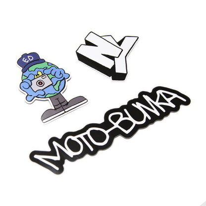MOTO-BUNKA - Edwin De La Rosa Collaboration Sticker Pack