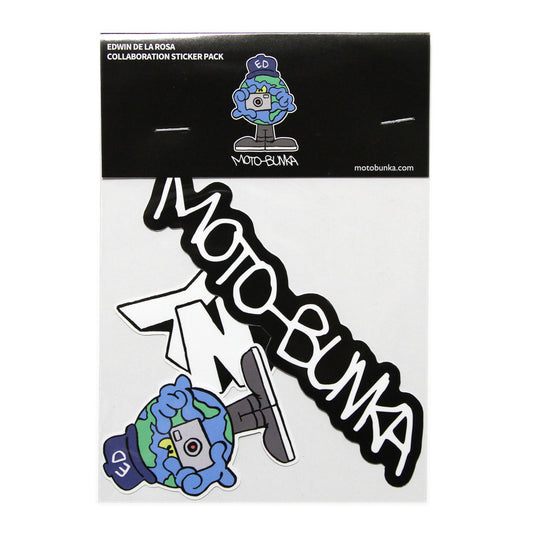 MOTO-BUNKA - Edwin De La Rosa Collaboration Sticker Pack