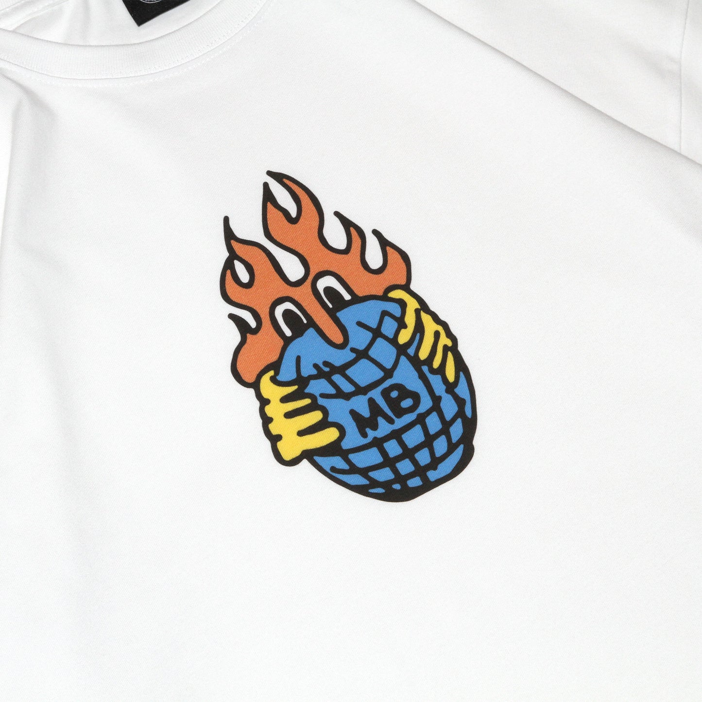 MOTO-BUNKA - FS MB Blaze T-Shirt/White