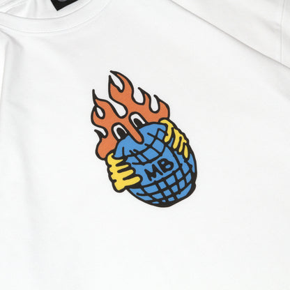 MOTO-BUNKA - FS MB Blaze T-Shirt/White