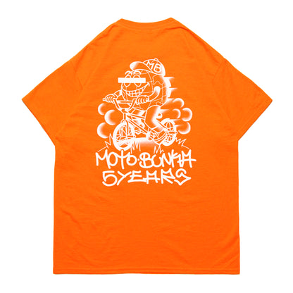 MOTO-BUNKA - Five Year Anniversary T-Shirt/Orange
