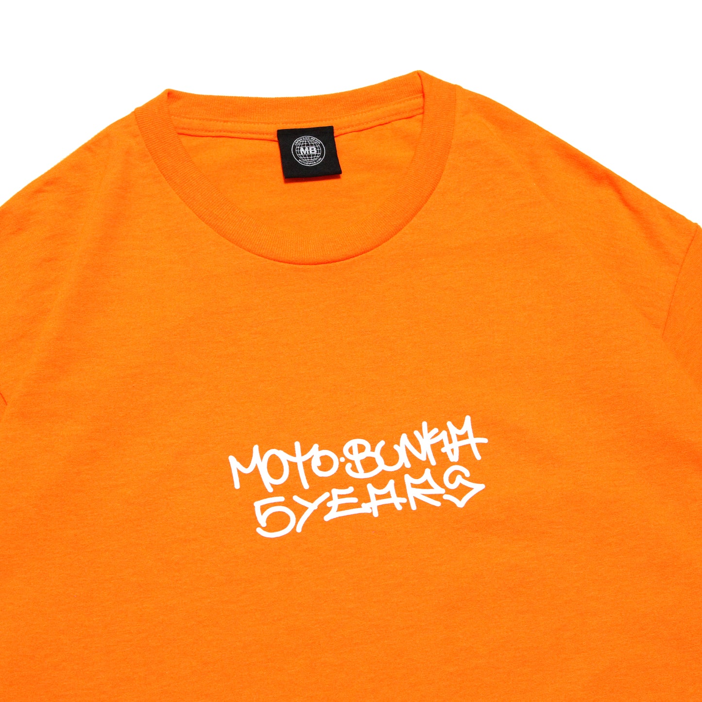 MOTO-BUNKA - Five Year Anniversary T-Shirt/Orange