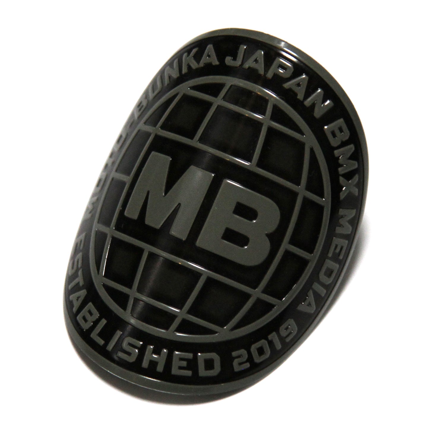 MOTO-BUNKA - Globe Head Badge/Bronze/Silver