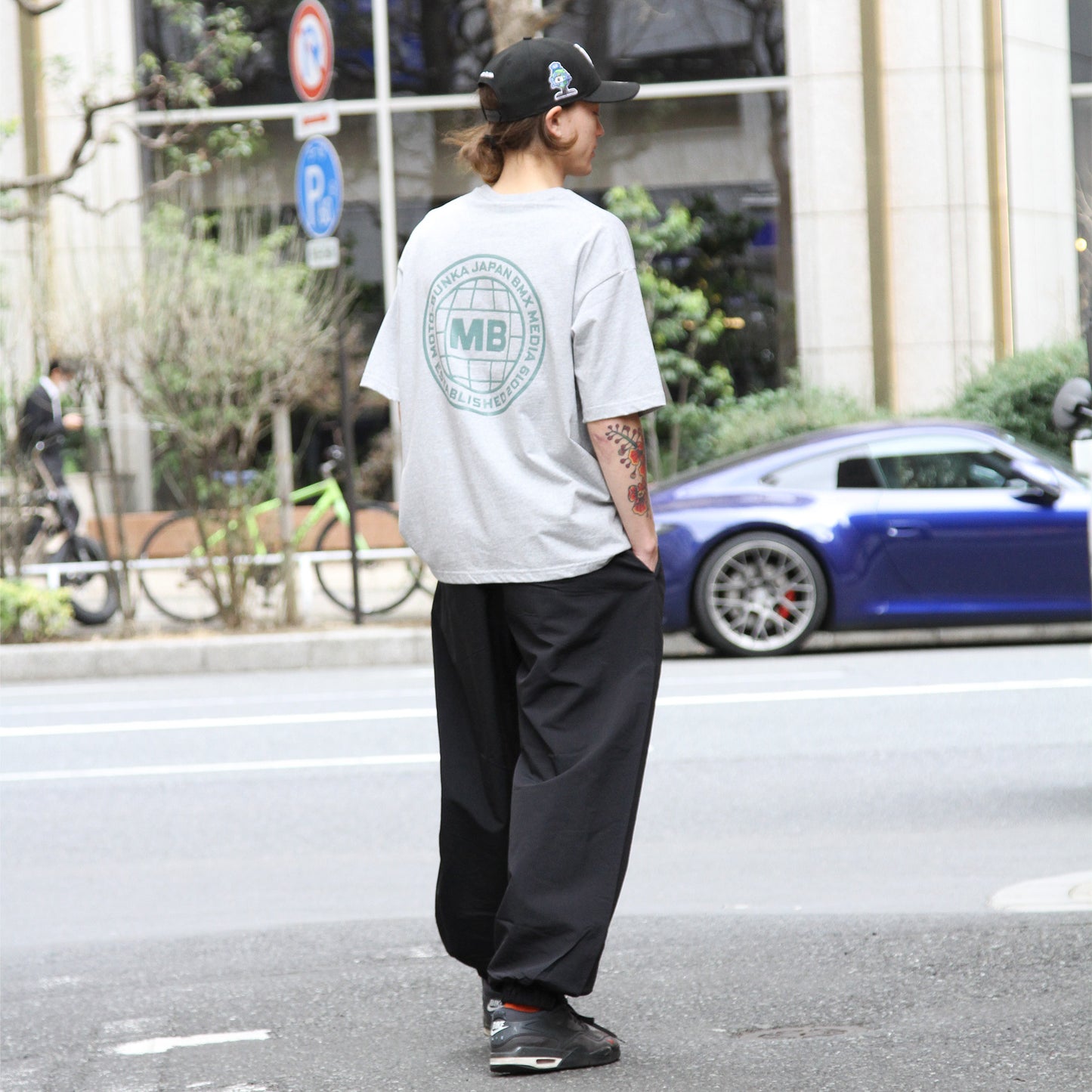 MOTO-BUNKA - JBM T-Shirt/Grey-Mist Green