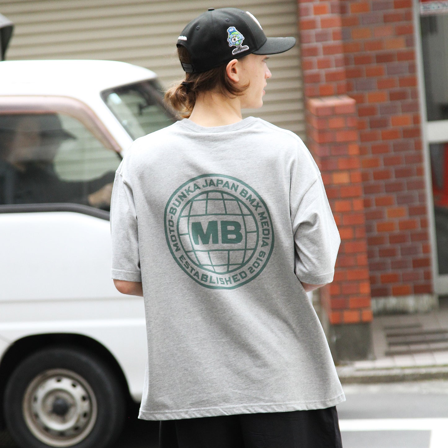 MOTO-BUNKA - JBM T-Shirt/Grey-Mist Green