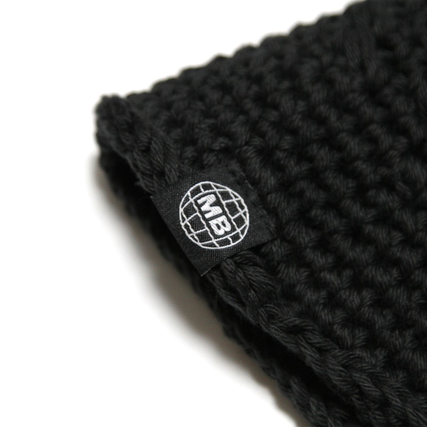 MOTO-BUNKA - Knit Crochet Hat/Black