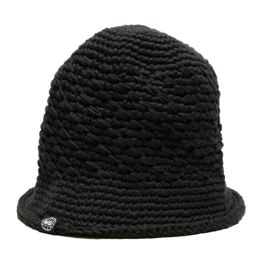 MOTO-BUNKA - Knit Crochet Hat/Black