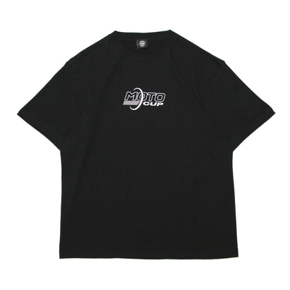 MOTO-BUNKA - MOTO-CUP Logo T-Shirt/Black-White