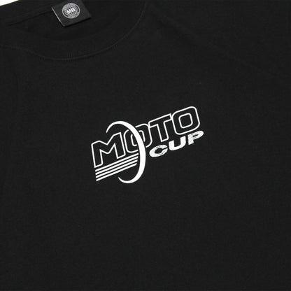 MOTO-BUNKA - MOTO-CUP Logo T-Shirt/Black-White