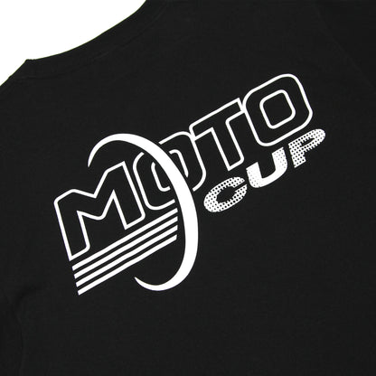 MOTO-BUNKA - MOTO-CUP Logo T-Shirt/Black-White