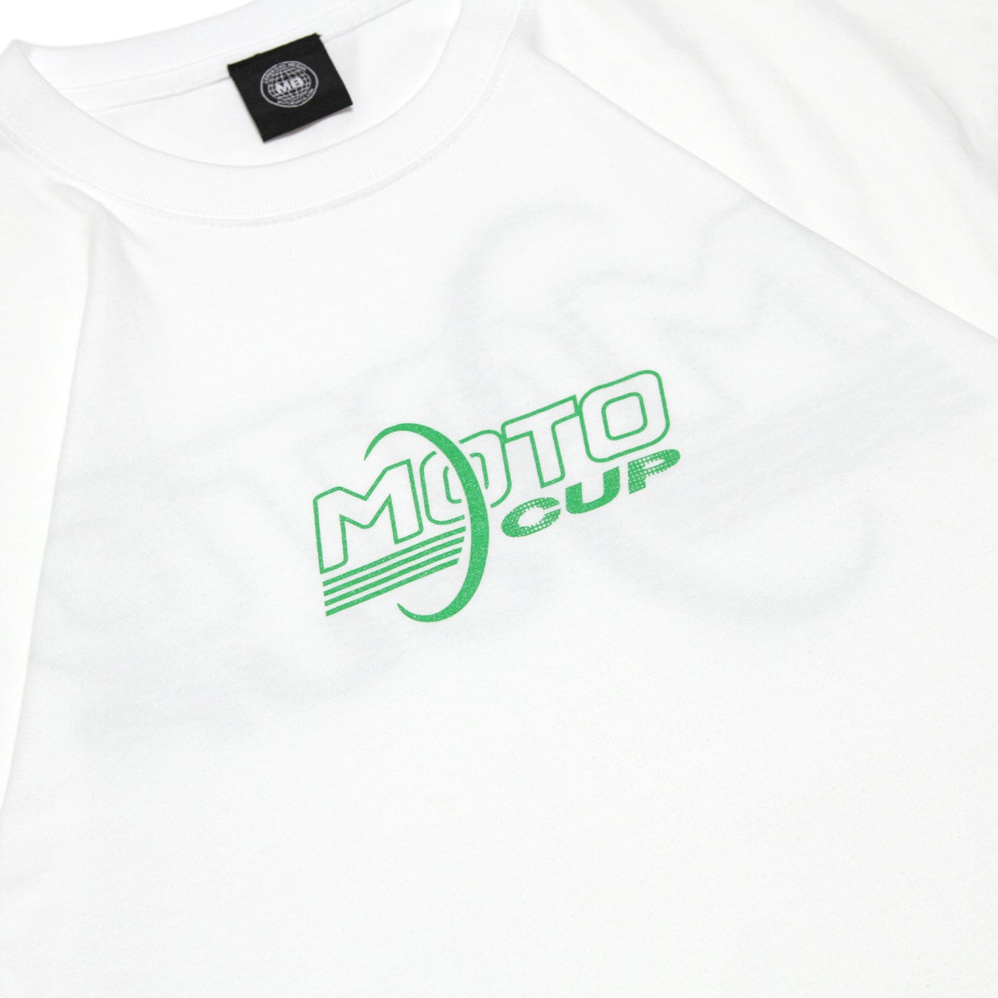 MOTO-BUNKA - MOTO-CUP Logo T-Shirt/White-Green