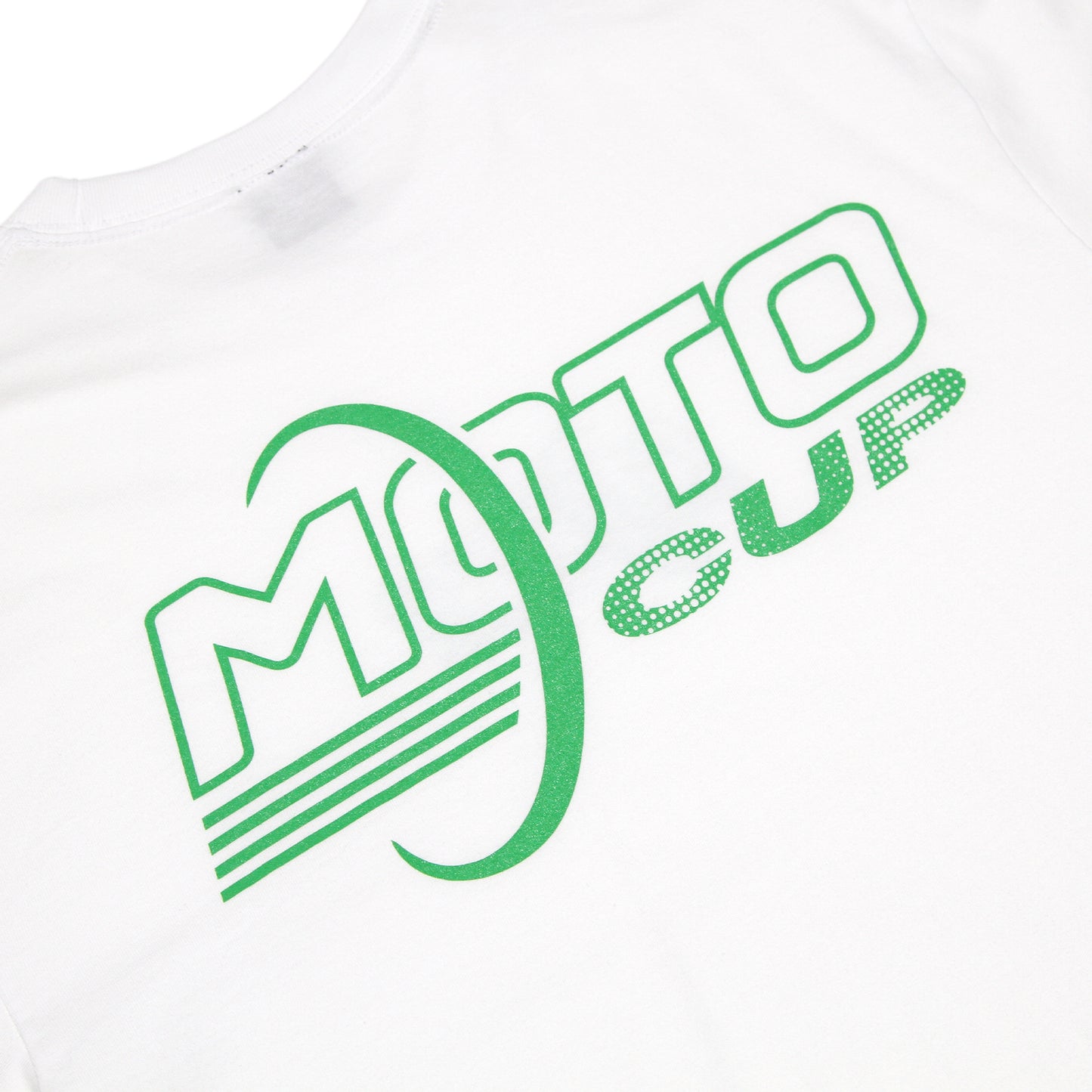 MOTO-BUNKA - MOTO-CUP Logo T-Shirt/White-Green