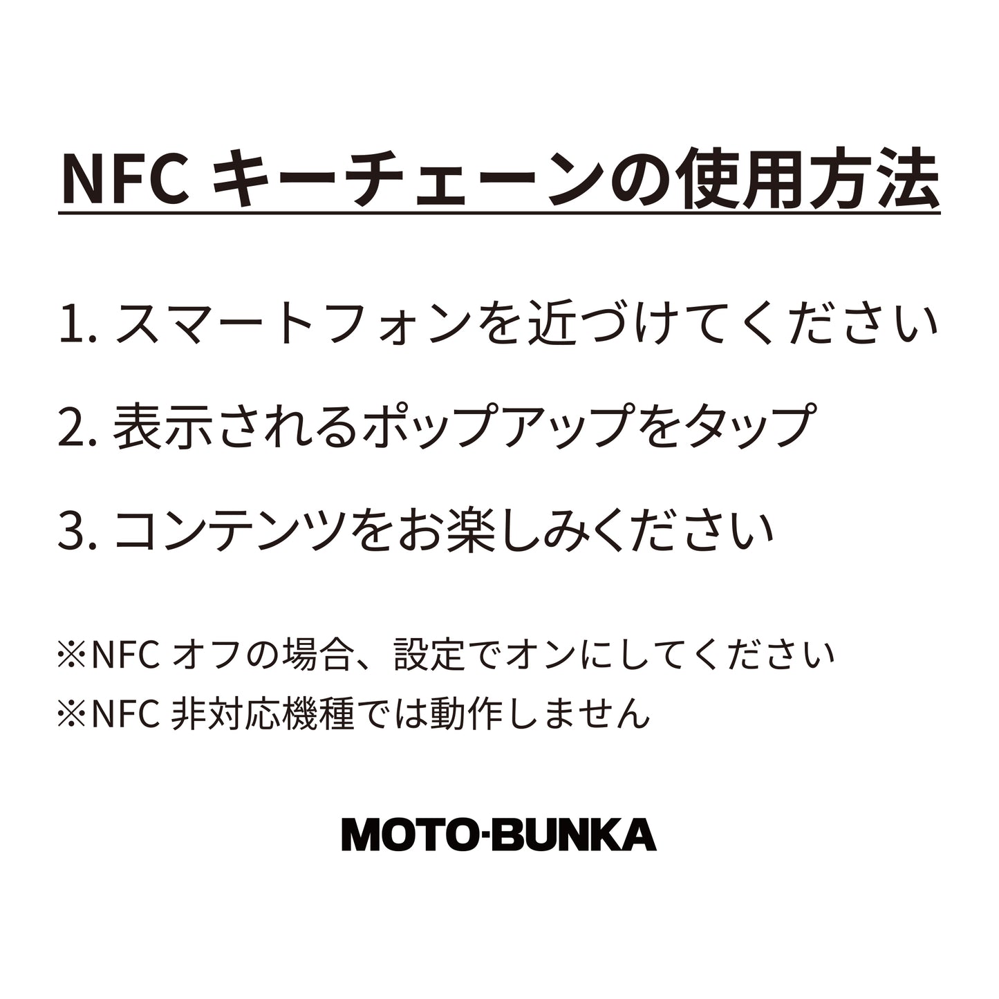 MOTO-BUNKA - MB 5 Year Video Smart Key Disc