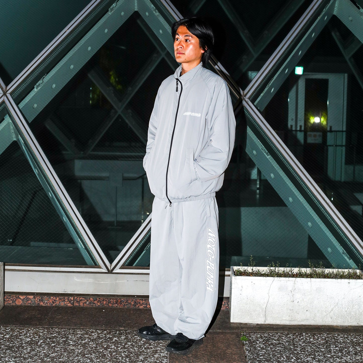 MOTO-BUNKA - Slugger Nylon Jacket/Grey