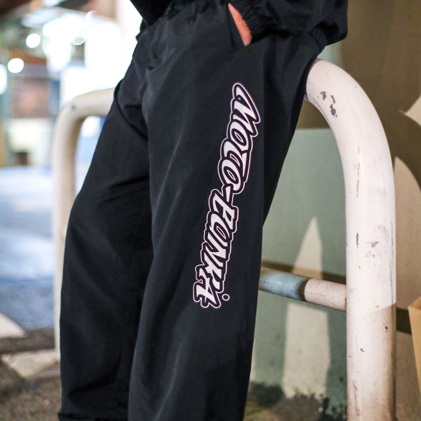 MOTO-BUNKA - Slugger Nylon Pants/Black