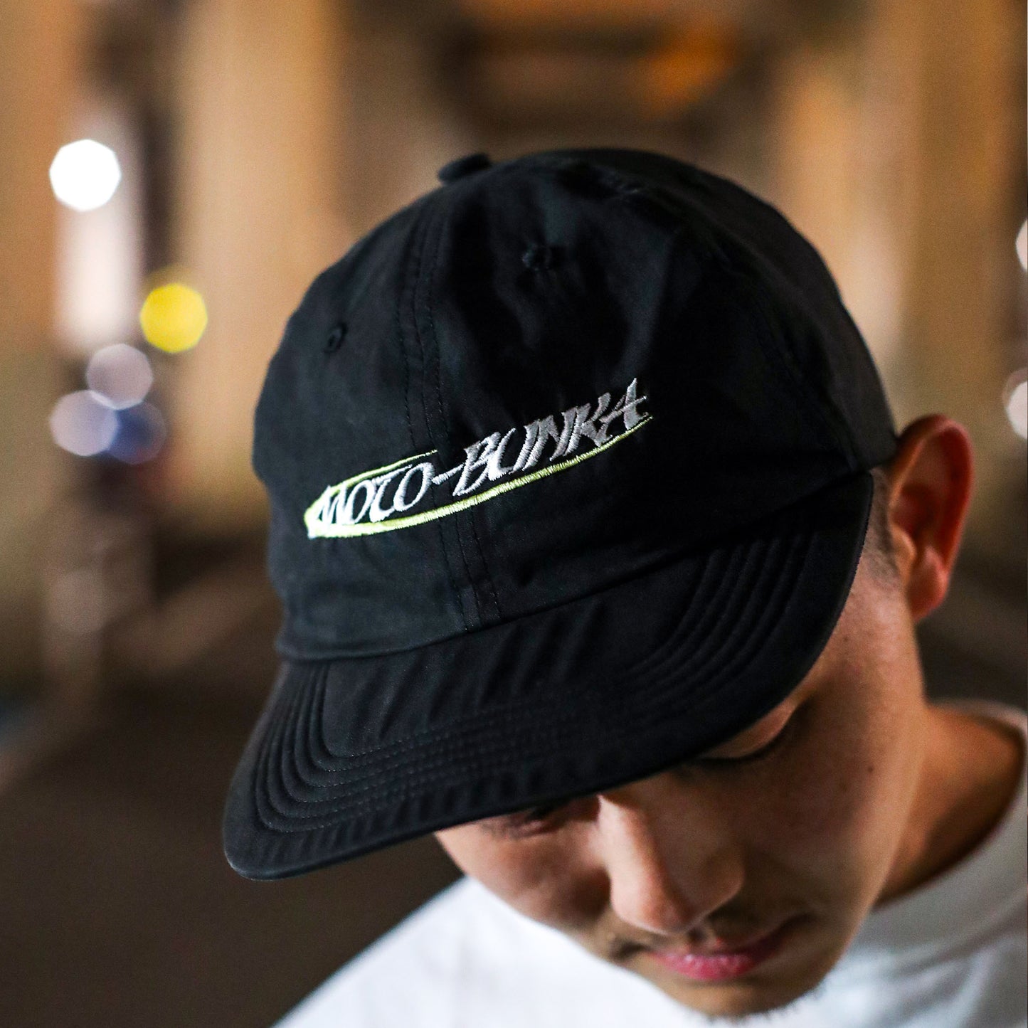 MOTO-BUNKA - Ultra Light 6 Panel Cap/Black