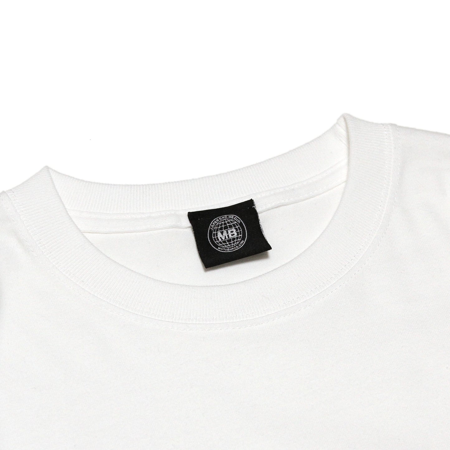MOTO-BUNKA X DOOMED - Girl Long Sleeve T-Shirt/White-Red