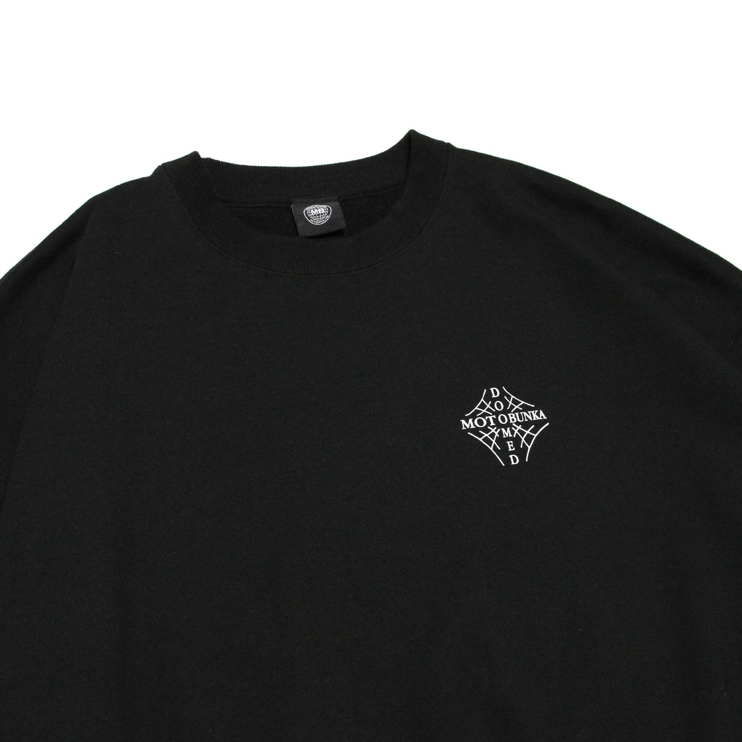 MOTO-BUNKA X DOOMED - Web Cross Sweatshirt/Black