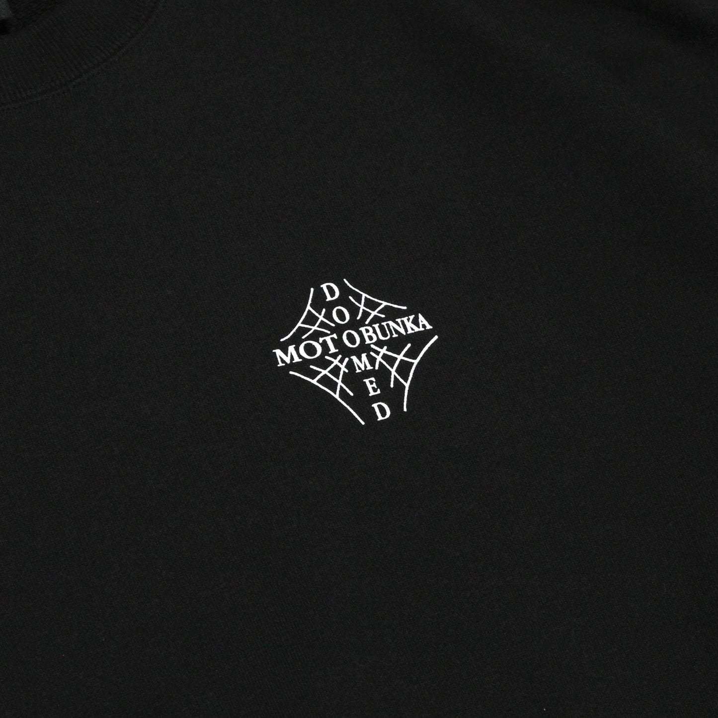 MOTO-BUNKA X DOOMED - Web Cross Sweatshirt/Black