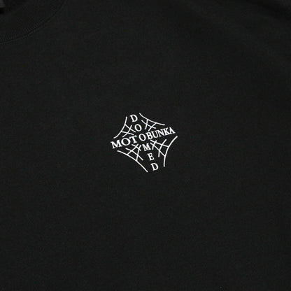 MOTO-BUNKA X DOOMED - Web Cross Sweatshirt/Black