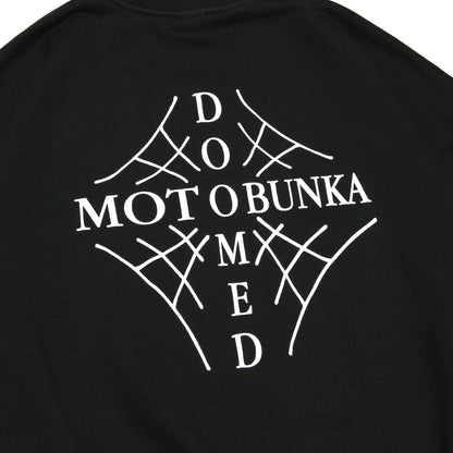 MOTO-BUNKA X DOOMED - Web Cross Sweatshirt/Black
