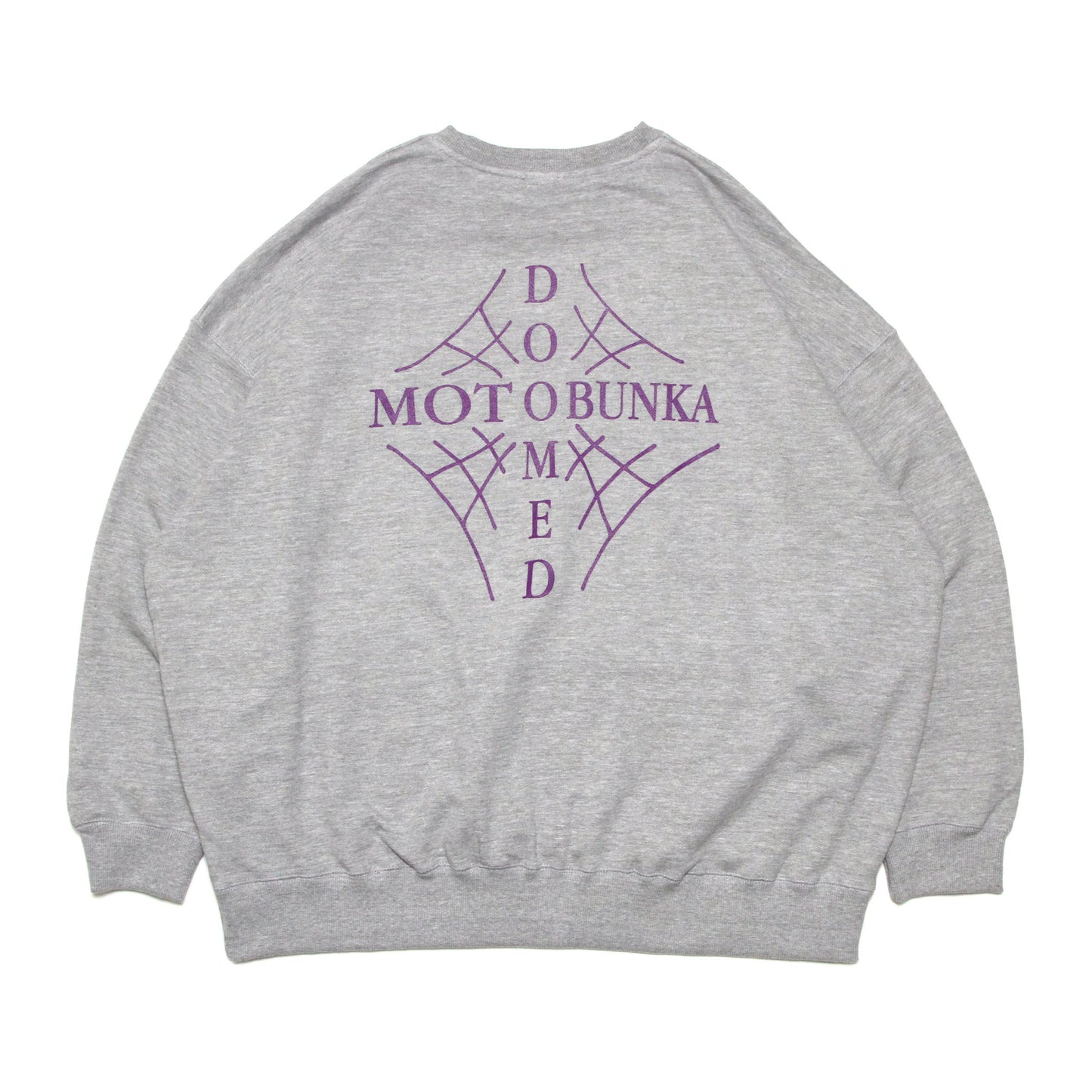MOTO-BUNKA X DOOMED - Web Cross Sweatshirt/Grey