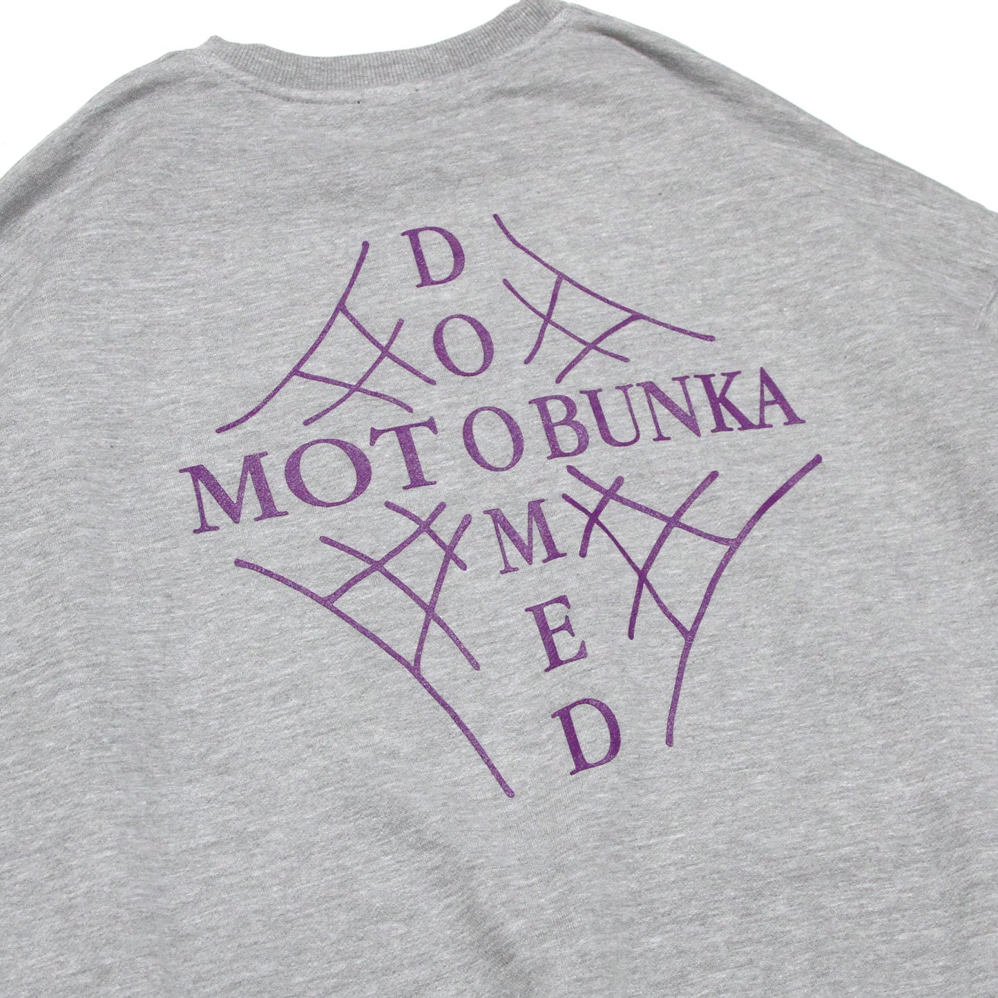 MOTO-BUNKA X DOOMED - Web Cross Sweatshirt/Grey