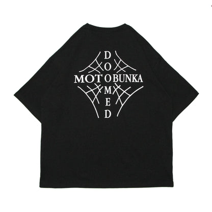 MOTO-BUNKA X DOOMED - Web Cross T-Shirt/Black