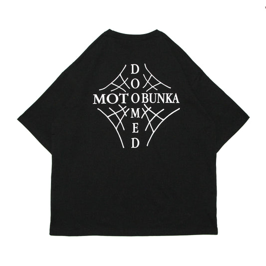 MOTO-BUNKA X DOOMED - Web Cross T-Shirt/Black