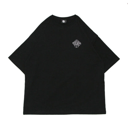 MOTO-BUNKA X DOOMED - Web Cross T-Shirt/Black