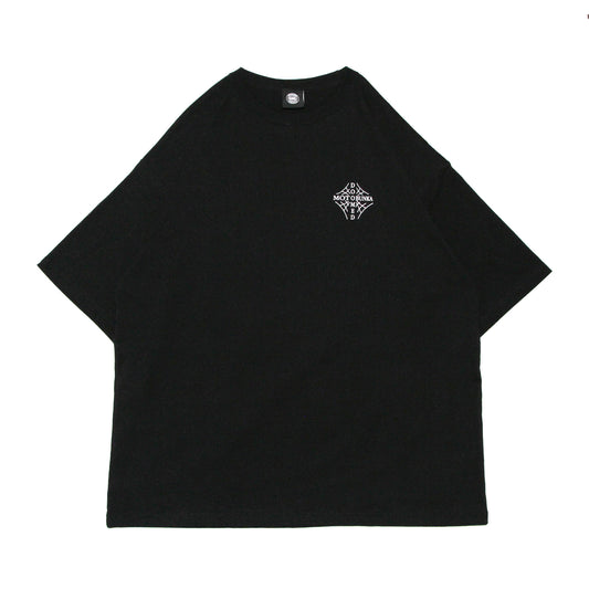 MOTO-BUNKA X DOOMED - Web Cross T-Shirt/Black