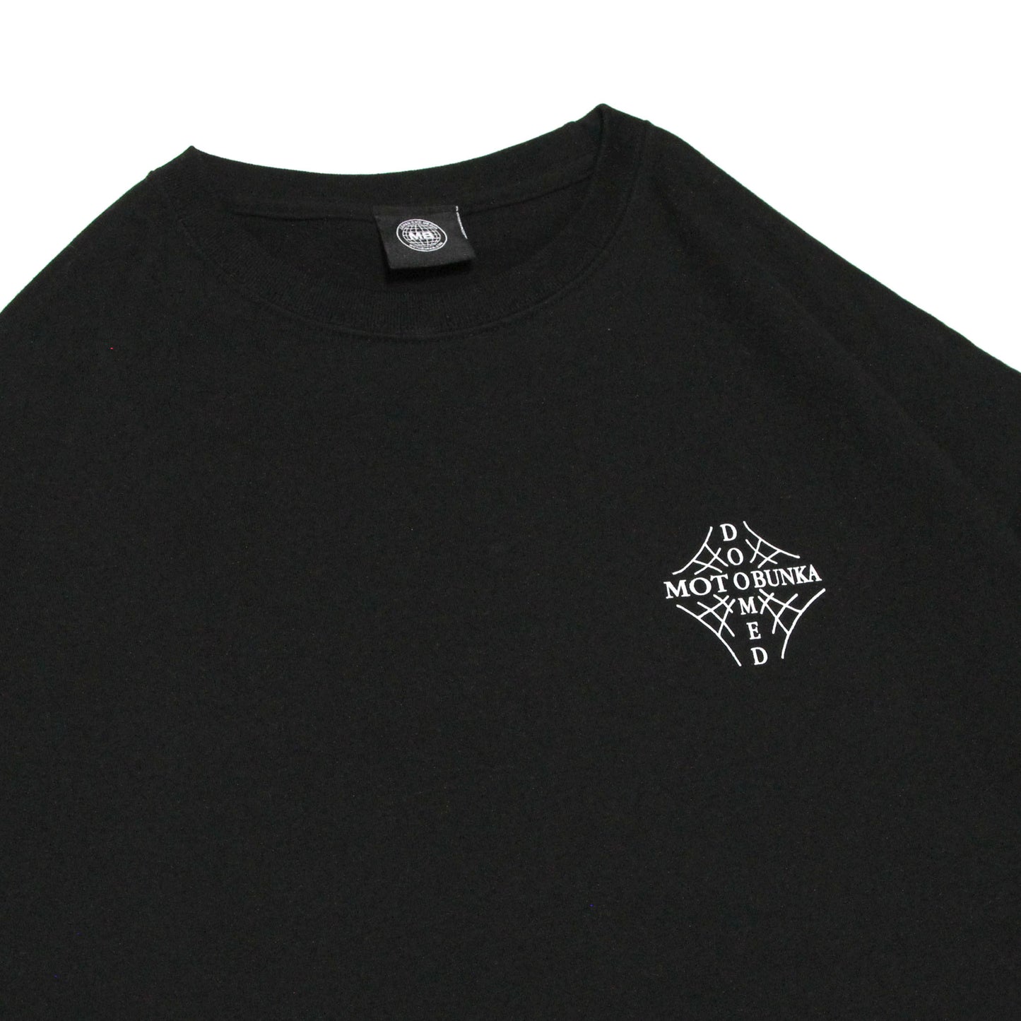 MOTO-BUNKA X DOOMED - Web Cross T-Shirt/Black