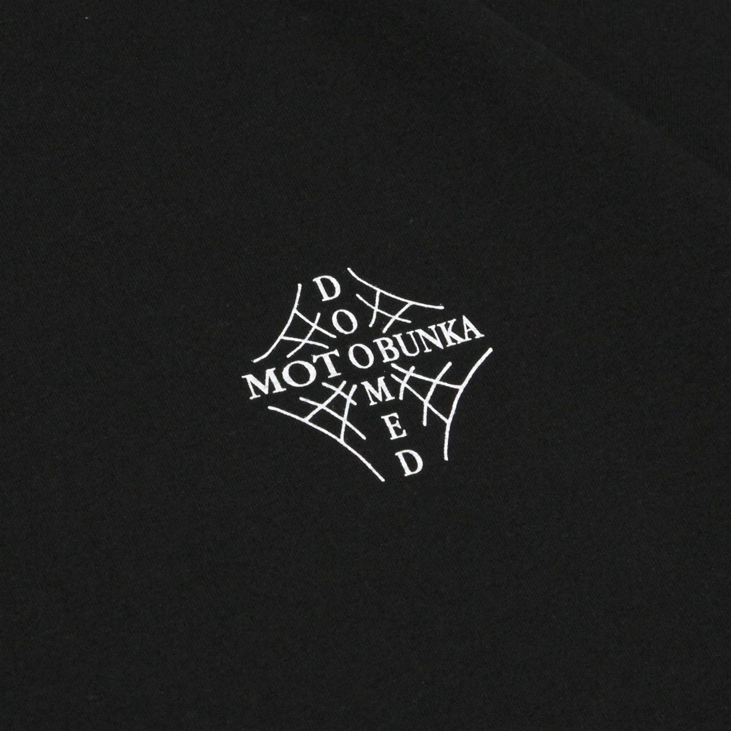 MOTO-BUNKA X DOOMED - Web Cross T-Shirt/Black