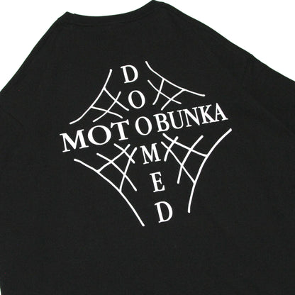 MOTO-BUNKA X DOOMED - Web Cross T-Shirt/Black