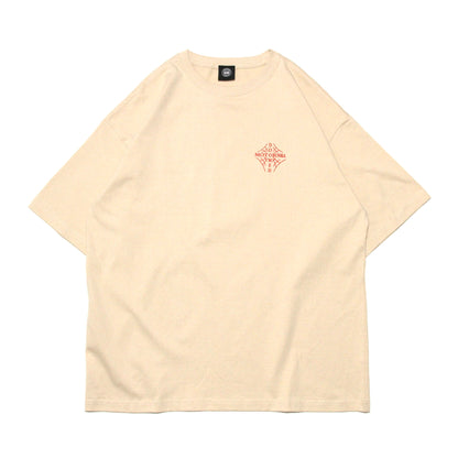 MOTO-BUNKA X DOOMED - Web Cross T-Shirt/Sand
