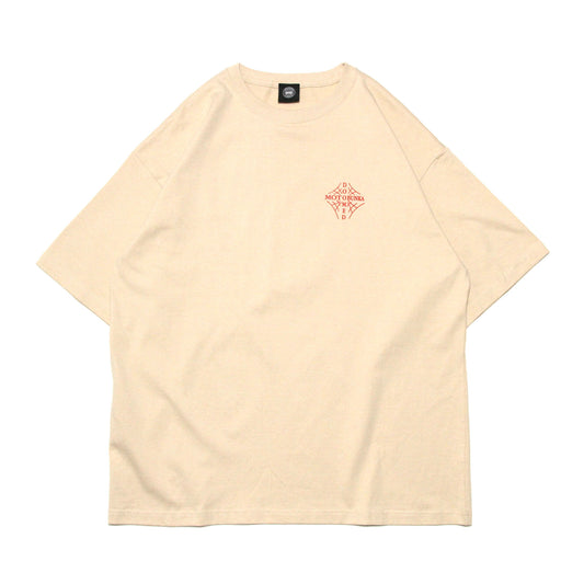 MOTO-BUNKA X DOOMED - Web Cross T-Shirt/Sand