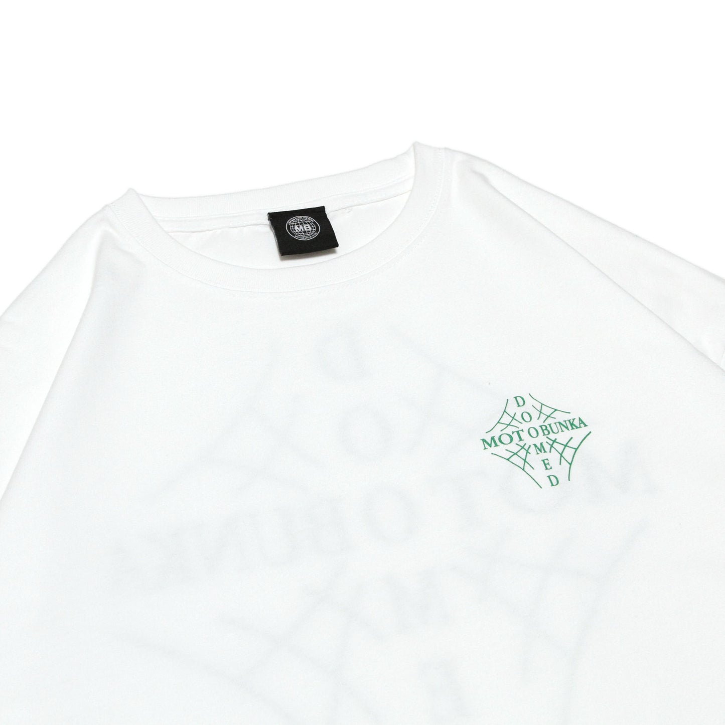 MOTO-BUNKA X DOOMED - Web Cross T-Shirt/White
