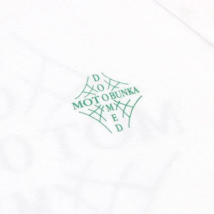 MOTO-BUNKA X DOOMED - Web Cross T-Shirt/White