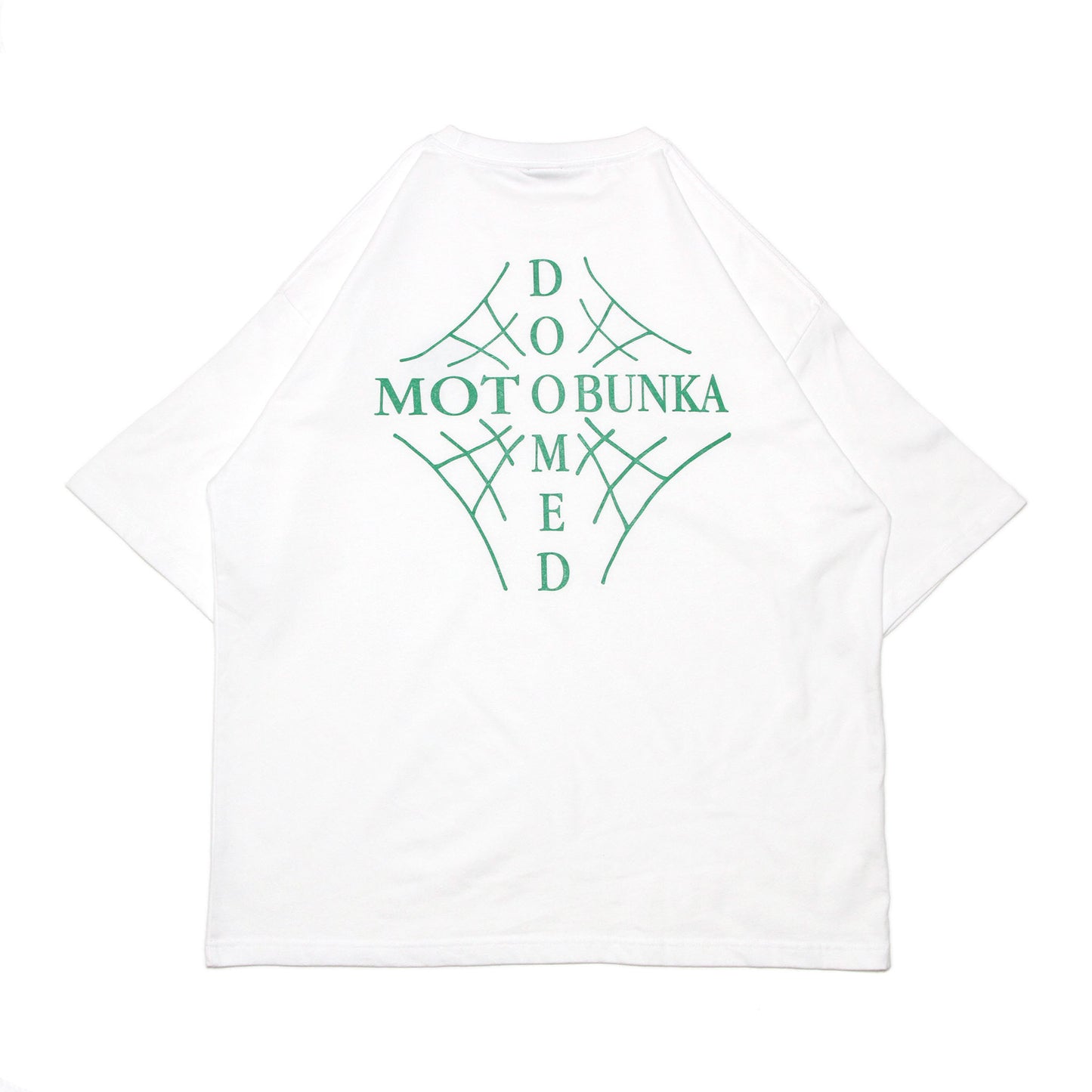 MOTO-BUNKA X DOOMED - Web Cross T-Shirt/White