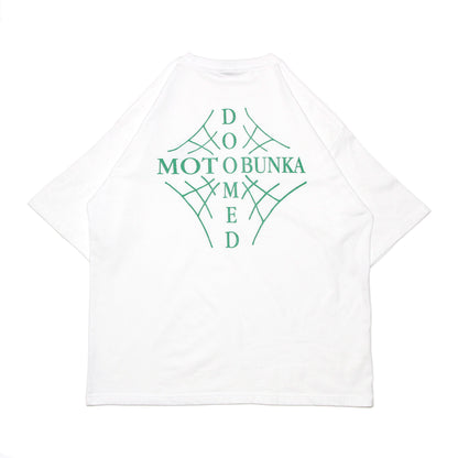 MOTO-BUNKA X DOOMED - Web Cross T-Shirt/White