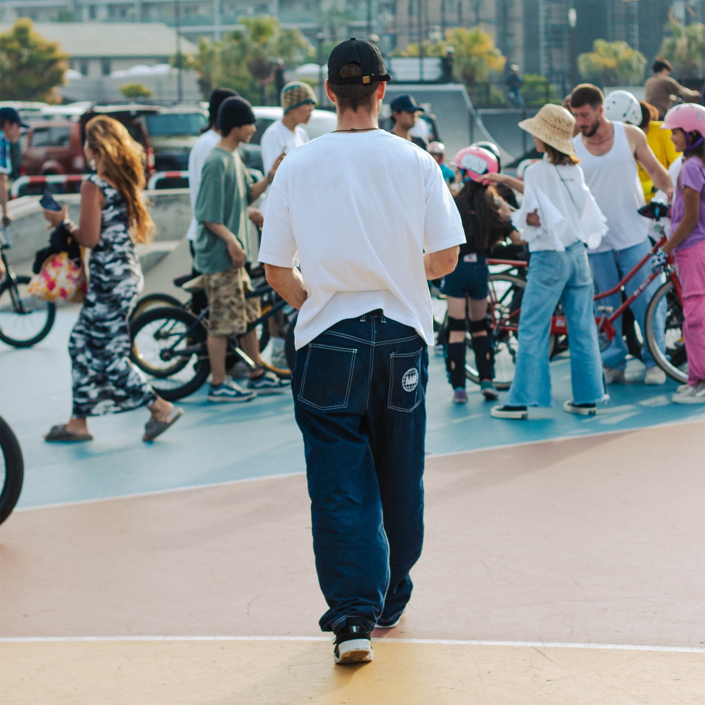 MOTO-BUNKA X HEAVIES - Collaboration Jeans/Deep Blue